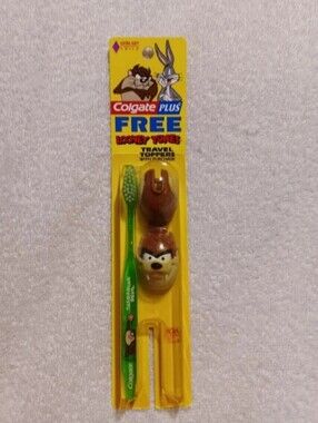 Vintage Looney tunes Tasmanian Devil child toothbrush & travel topper